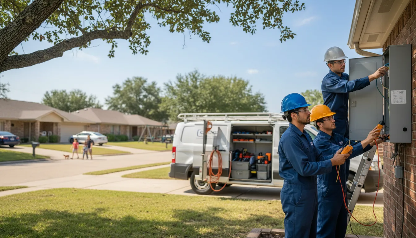 Certified electrician providing emergency electrical services in Parchman, MS